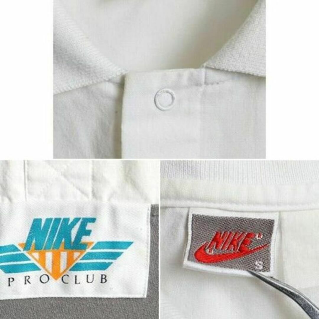 NIKE - 90s 銀タグ 希少サイズ S □ NIKE ナイキ 襟付き スウェット NIKE - 90s 銀タグ 希少サイズ S □ NIKE ナイキ 襟付き スウェット