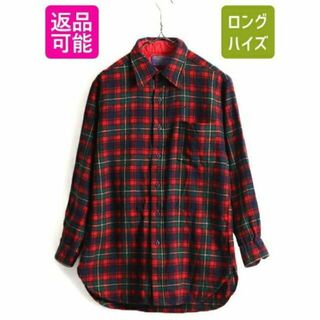 ペンドルトン(PENDLETON)の70s USA製 ■ ペンドルトン チェック 長袖 ウール シャツ ( メンズ (シャツ)