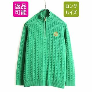 ラルフローレン(Ralph Lauren)の90s 希少サイズ S ■ LAUREN ラルフローレン ハイネック コットン (ニット/セーター)