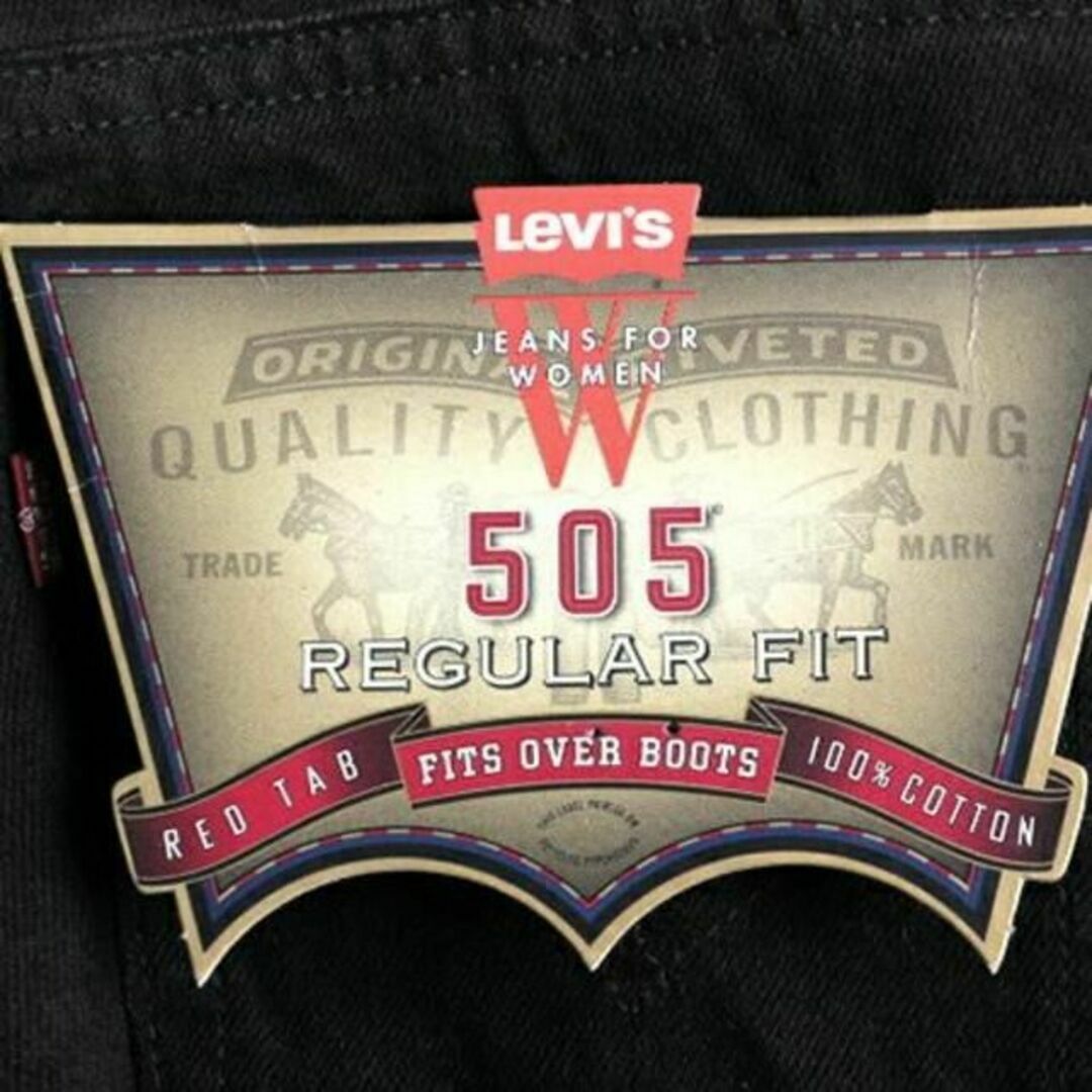 Levi's(リーバイス)のタグ付き 新品 デッドストック 90s USA製 Levis 505 ブラック  レディースのパンツ(ショートパンツ)の商品写真