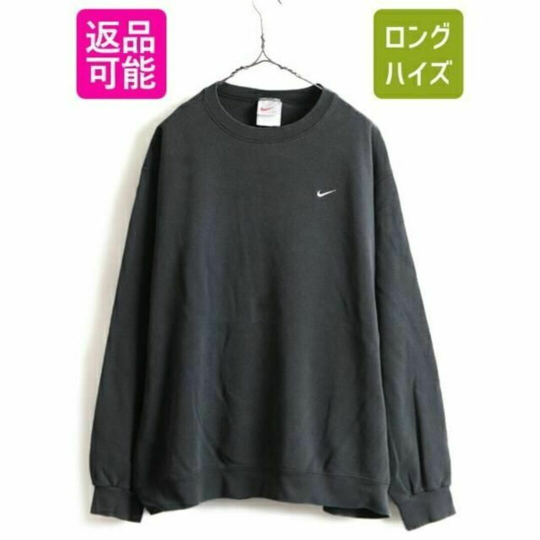 NIKE(ナイキ)の90s USA製 大きいサイズ XXL 人気 黒 ■ ナイキ スモール スウォッ メンズのトップス(その他)の商品写真