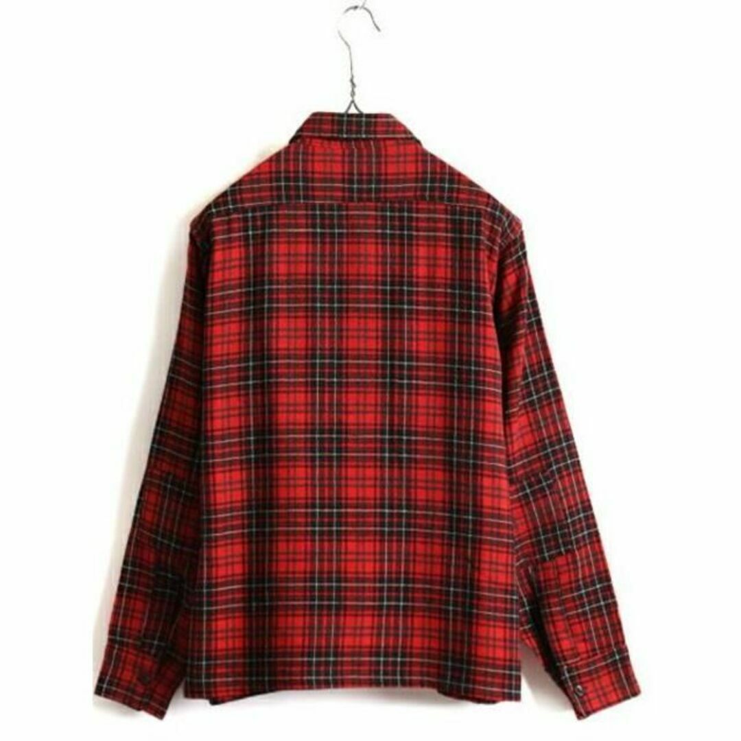 WOOLRICH(ウールリッチ)の50s 初期 ビンテージ USA製 ■ ウールリッチ チェック 長袖 ウール シ メンズのトップス(シャツ)の商品写真