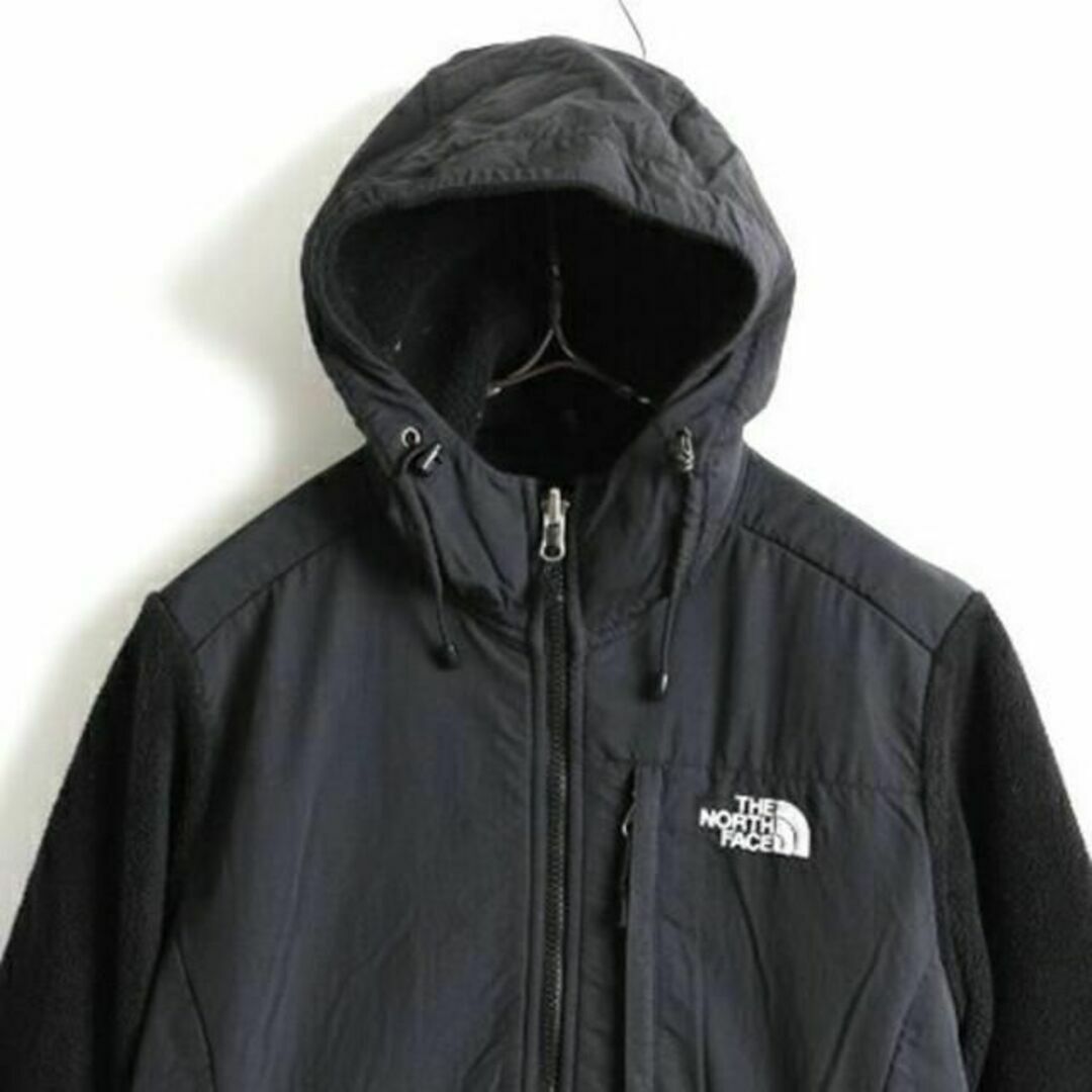 THE NORTH FACE(ザノースフェイス)の希少サイズ S 人気 黒 ■ ノースフェイス フード付き デナリ ジャケット ( レディースのジャケット/アウター(ロングコート)の商品写真