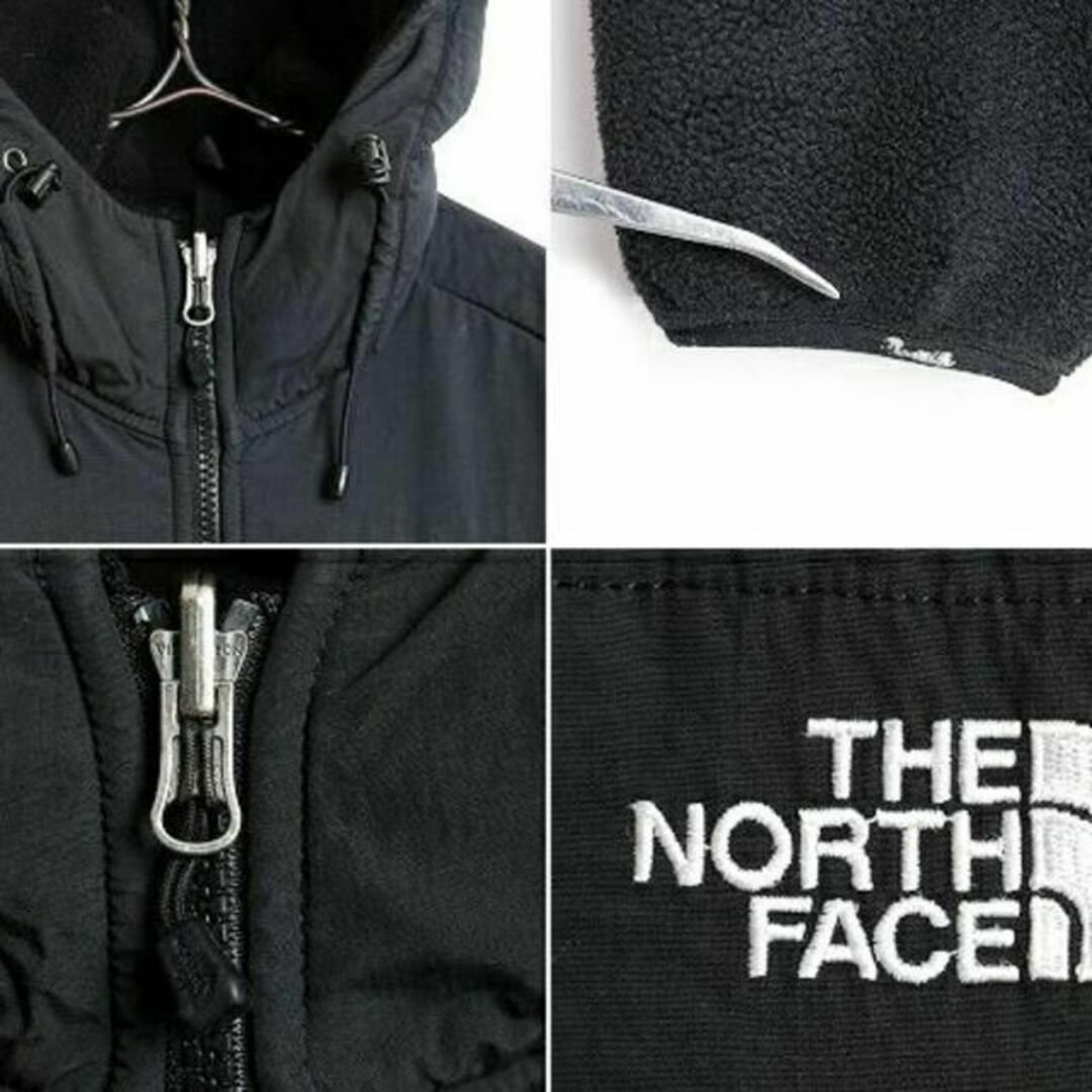 THE NORTH FACE(ザノースフェイス)の希少サイズ S 人気 黒 ■ ノースフェイス フード付き デナリ ジャケット ( レディースのジャケット/アウター(ロングコート)の商品写真