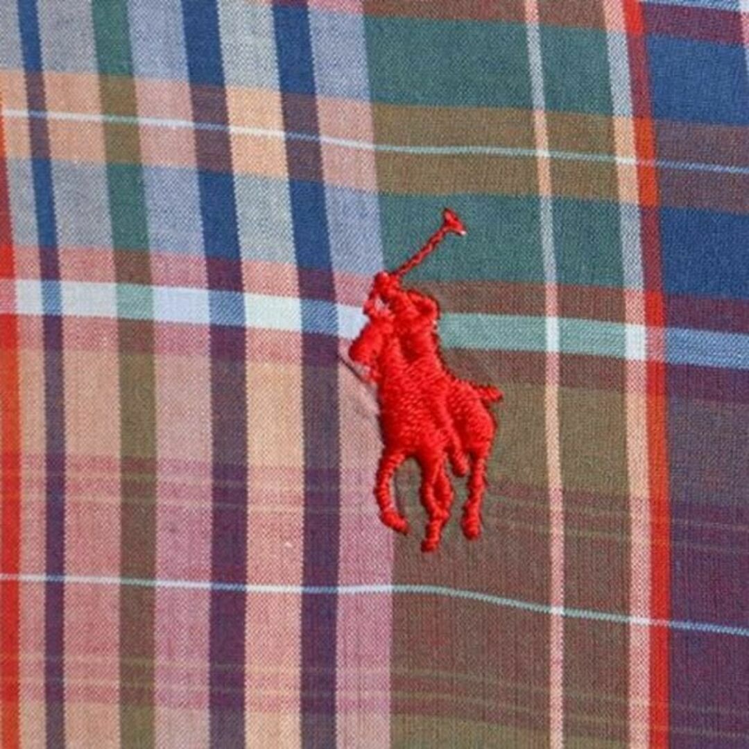 Ralph Lauren(ラルフローレン)の90s ■ ラルフローレン チェック ボタンダウン 長袖 シャツ ( 15 1/ メンズのトップス(シャツ)の商品写真