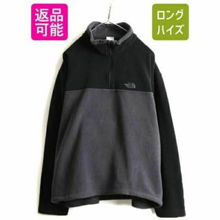 ザノースフェイス(THE NORTH FACE)の大きいサイズ XL ■ ノースフェイス 2トーン 長袖 フリース ジャケット ((ダッフルコート)