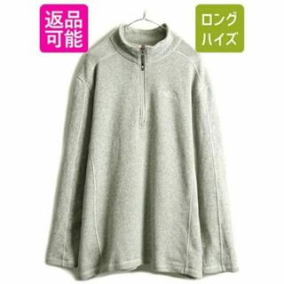 ザノースフェイス(THE NORTH FACE)の大きいサイズ XXL ■ ノースフェイス 1/3 ジップ プルオーバー フリース(ダッフルコート)