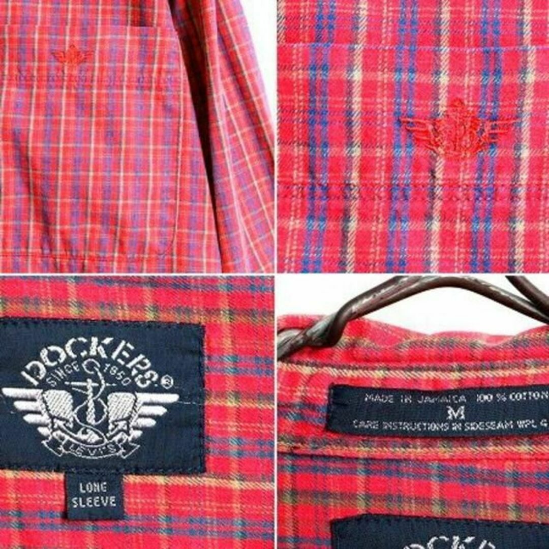 90s ■ DOCKERS リーバイス チェック 長袖 ボタンダウン シャツ ( メンズのトップス(シャツ)の商品写真