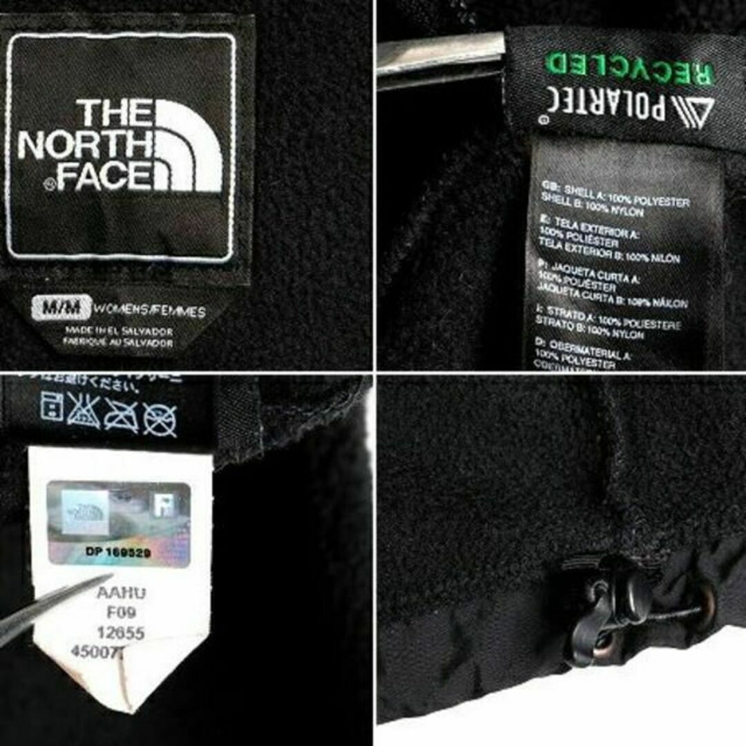 THE NORTH FACE(ザノースフェイス)の人気 黒 ■ ノースフェイス フード付き デナリ ジャケット ( レディース M レディースのジャケット/アウター(ロングコート)の商品写真