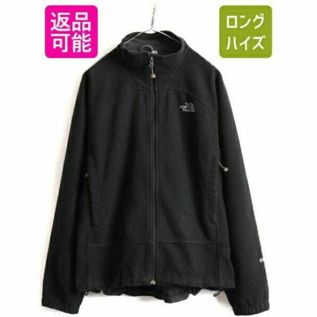 THE NORTH FACE(ザノースフェイス)のUS企画 人気 黒 ■ ノースフェイス WIND WALL フルジップ フリース メンズのジャケット/アウター(ダッフルコート)の商品写真