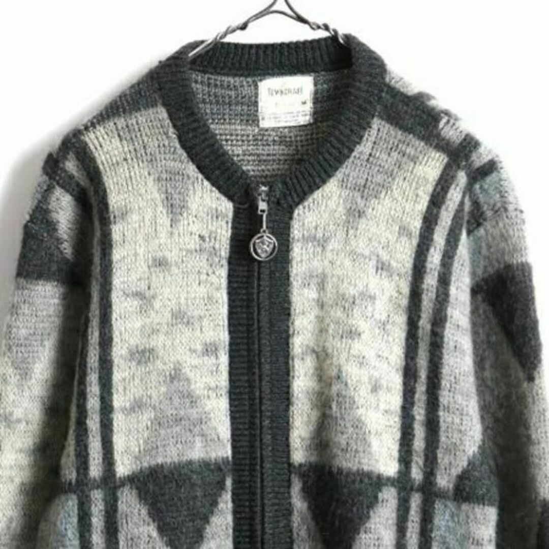 60s ビンテージ 20% モヘア ☆ タウンクラフト アーガイル 総柄 60s ビンテージ 20% モヘア ☆ タウンクラフト アーガイル 総柄
