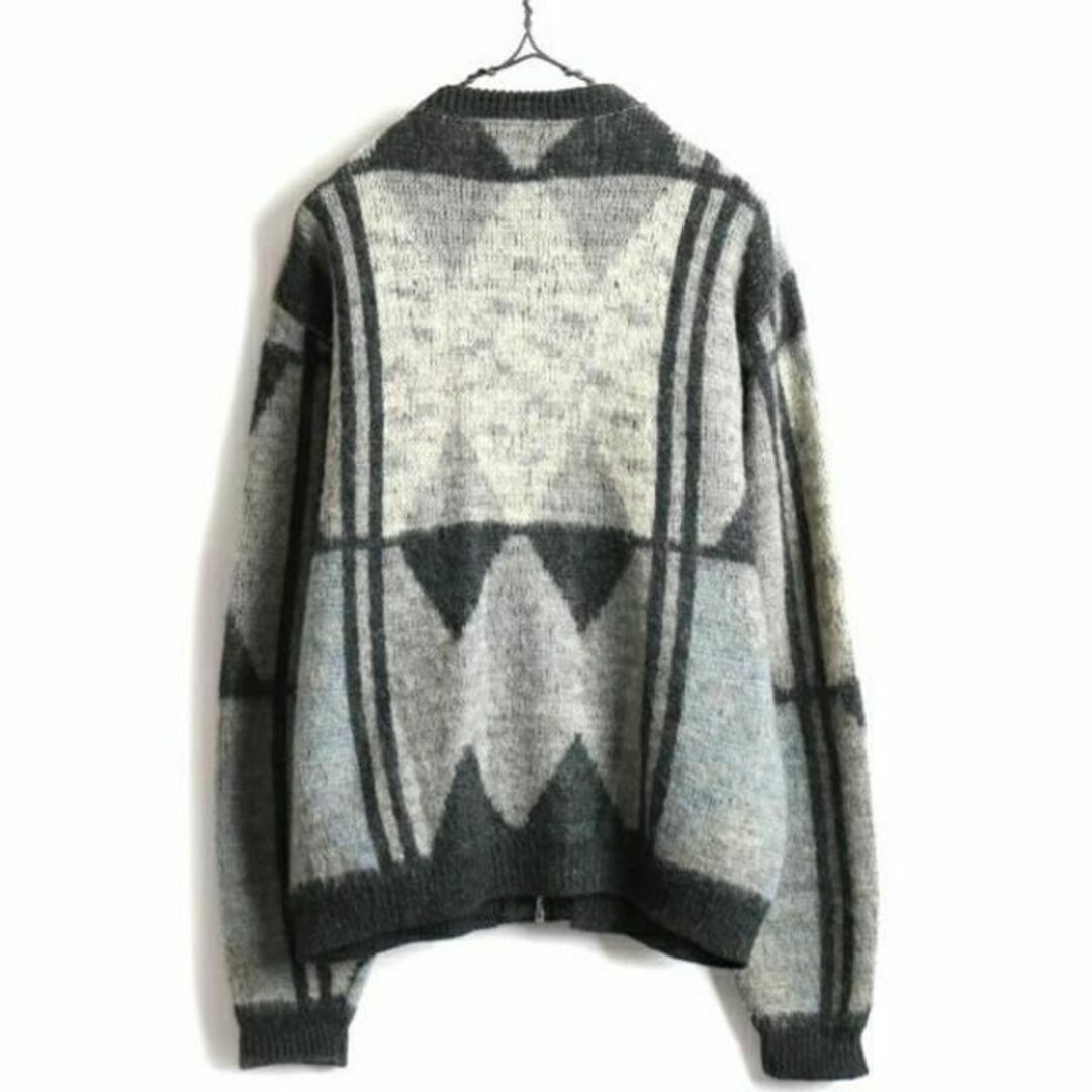 60s ビンテージ 20% モヘア ☆ タウンクラフト アーガイル 総柄 60s ビンテージ 20% モヘア ☆ タウンクラフト アーガイル 総柄
