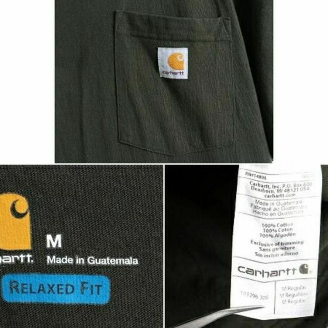 carhartt(カーハート)の■ カーハート ポケット付き 半袖 Tシャツ ( メンズ M ) CARHART メンズのトップス(Tシャツ/カットソー(半袖/袖なし))の商品写真