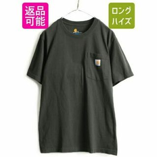 カーハート(carhartt)の■ カーハート ポケット付き 半袖 Tシャツ ( メンズ M ) CARHART(Tシャツ/カットソー(半袖/袖なし))