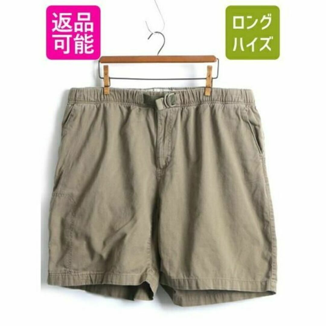 Columbia(コロンビア)の90s 大きいサイズ XL ■ コロンビア ベルト付き コットン ショートパンツ メンズのパンツ(ワークパンツ/カーゴパンツ)の商品写真