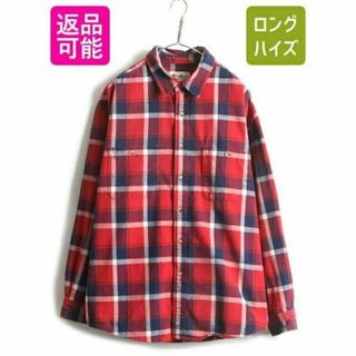 エディーバウアー(Eddie Bauer)の90s 大きいサイズ XL ■ エディーバウアー チェック 長袖 シャツ ( メ(シャツ)