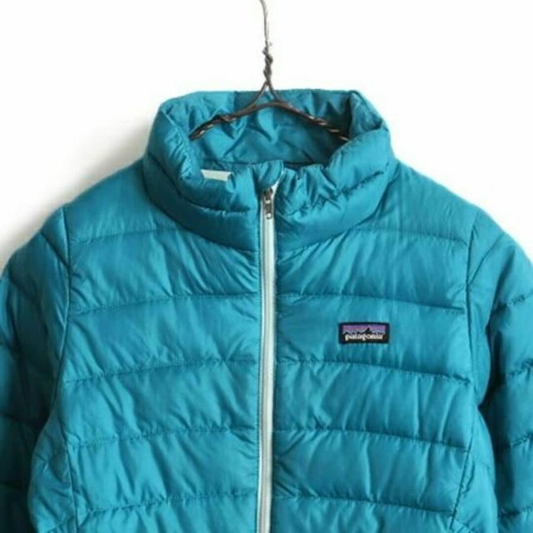 patagonia(パタゴニア)のガールズ L 150cm 程■ 14年製 パタゴニア ダウン セーター 古着 P キッズ/ベビー/マタニティのキッズ服女の子用(90cm~)(ジャケット/上着)の商品写真