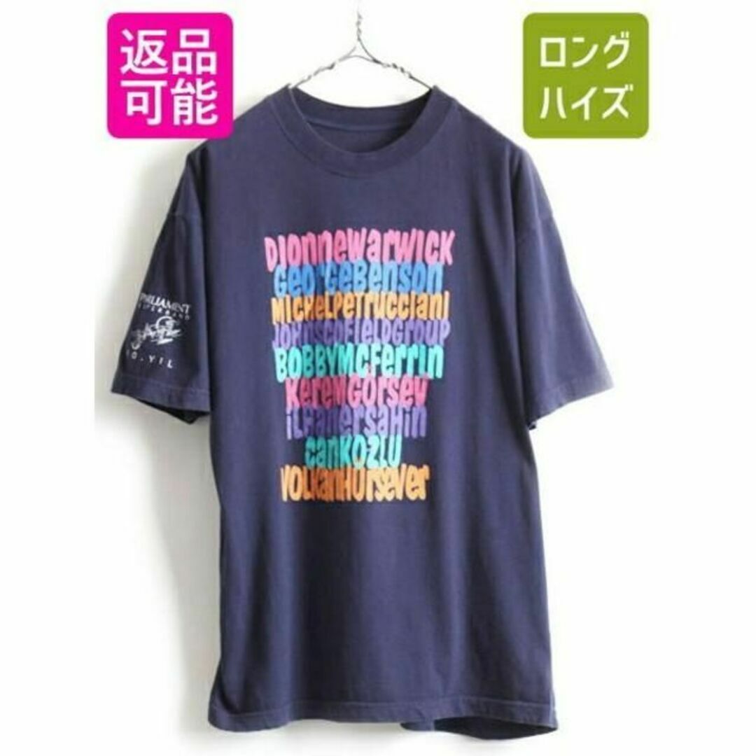 90s ■ ジャズ フェスティバル 3面 プリント 半袖 Tシャツ ( メンズのサムネイル