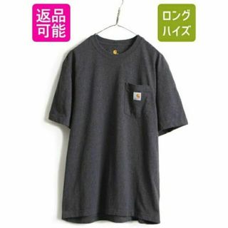 カーハート(carhartt)の■ カーハート ポケット付き 半袖 Tシャツ ( メンズ L ) 古着 ヘビーウ(Tシャツ/カットソー(半袖/袖なし))