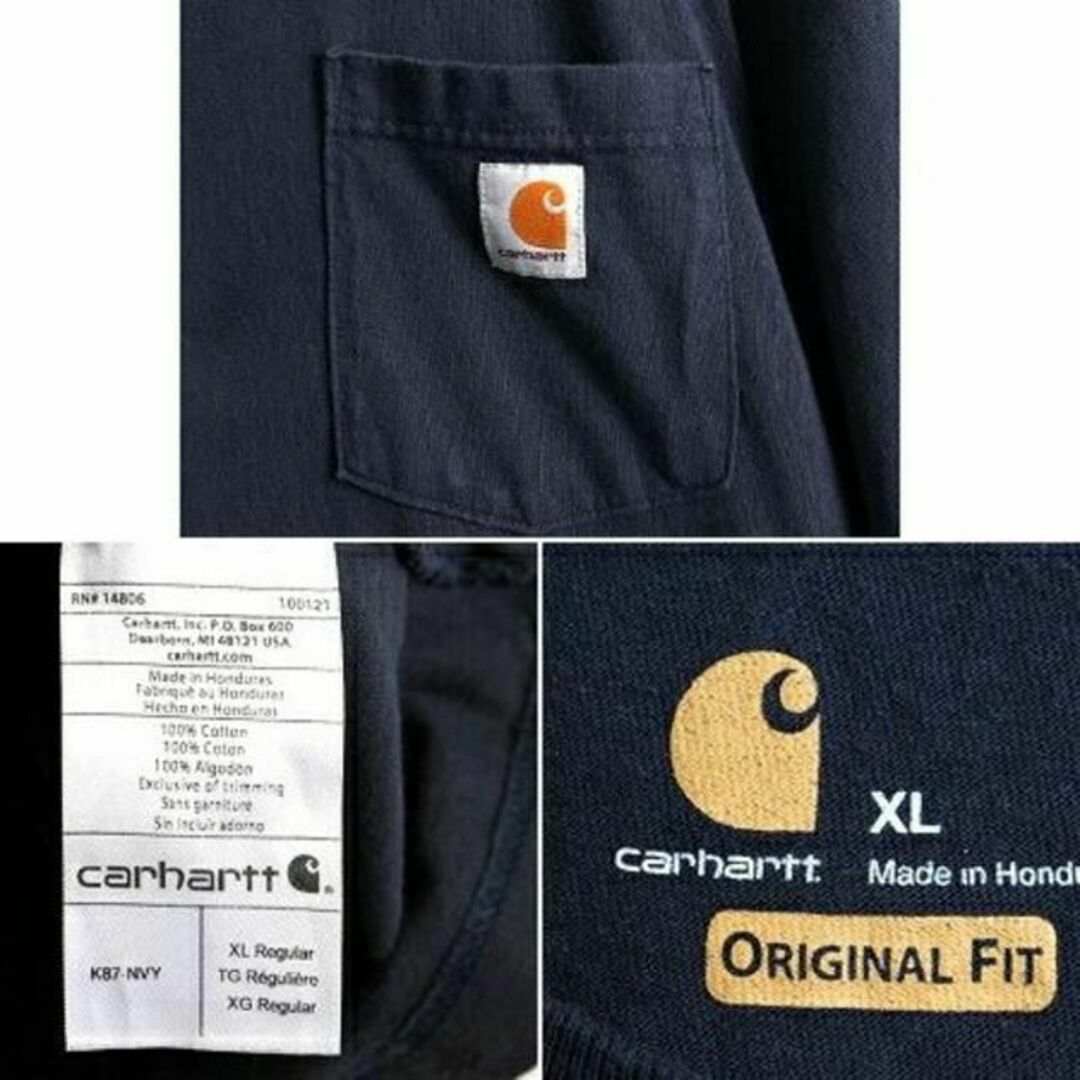 carhartt(カーハート)の大きいサイズ XL ■ カーハート ポケット付き 半袖 Tシャツ ( メンズ ) メンズのトップス(Tシャツ/カットソー(半袖/袖なし))の商品写真