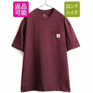 カーハート(carhartt)の■ カーハート ポケット付き 半袖 Tシャツ ( メンズ L ) 古着 CARH(Tシャツ/カットソー(半袖/袖なし))