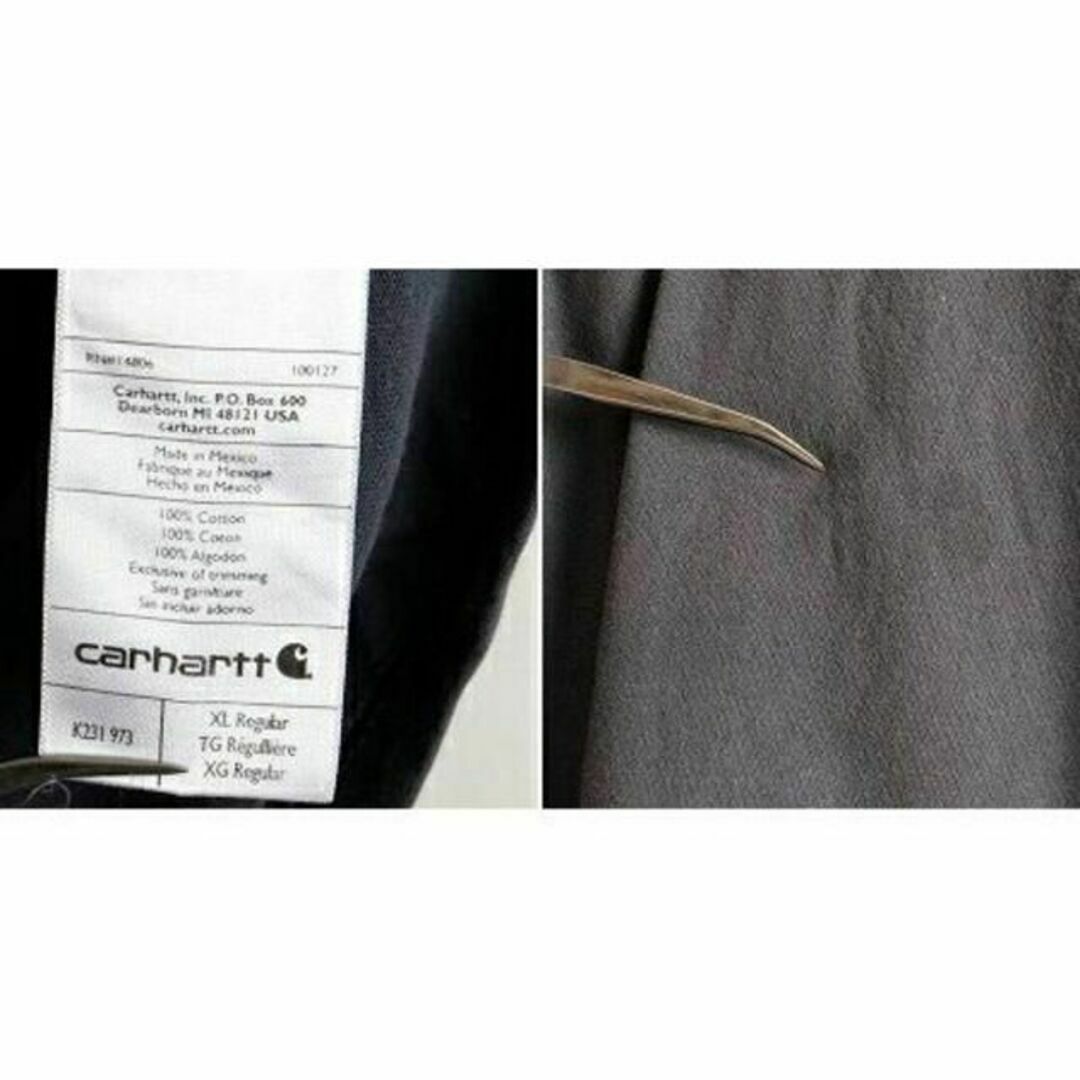 carhartt(カーハート)の大きいサイズ XL ■ カーハート 袖 プリント コットン 長袖 Tシャツ (  メンズのトップス(Tシャツ/カットソー(半袖/袖なし))の商品写真