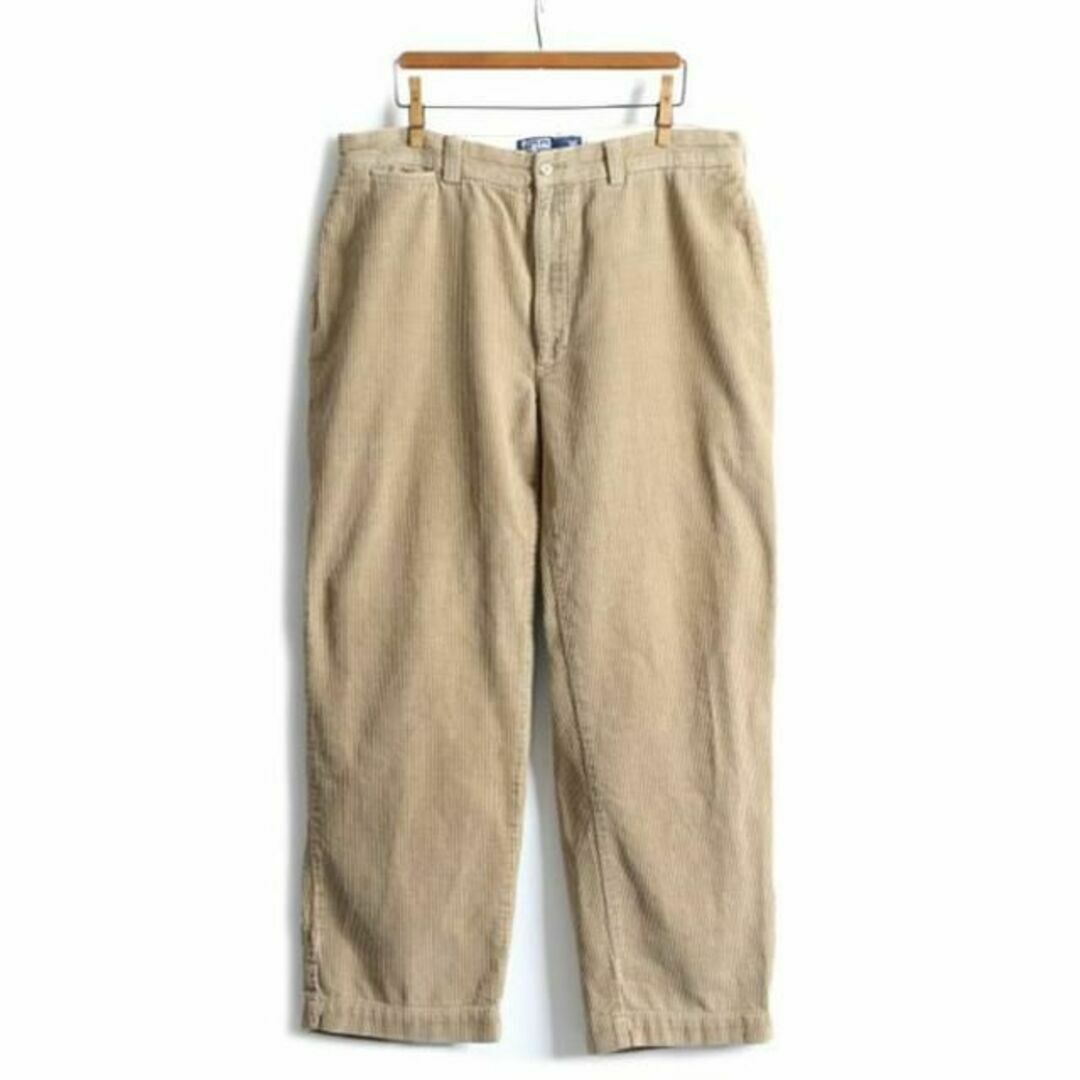 Ralph Lauren(ラルフローレン)の90s ポロ ラルフローレン コーデュロイ パンツ ストレート 中細畝 ベージュ メンズのパンツ(その他)の商品写真