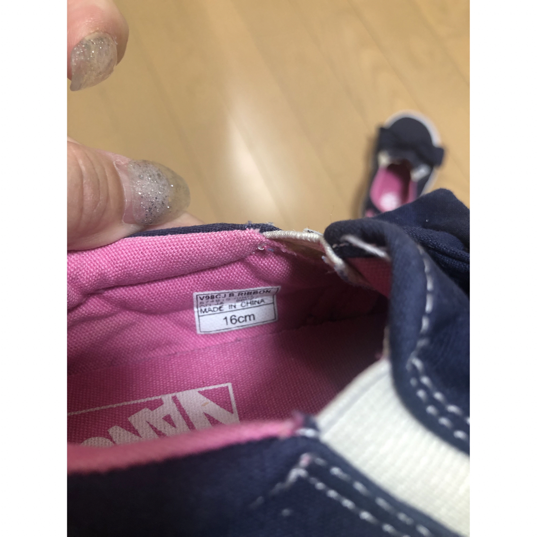 VANS(ヴァンズ)のVANS キッズ/ベビー/マタニティのキッズ靴/シューズ(15cm~)(スニーカー)の商品写真