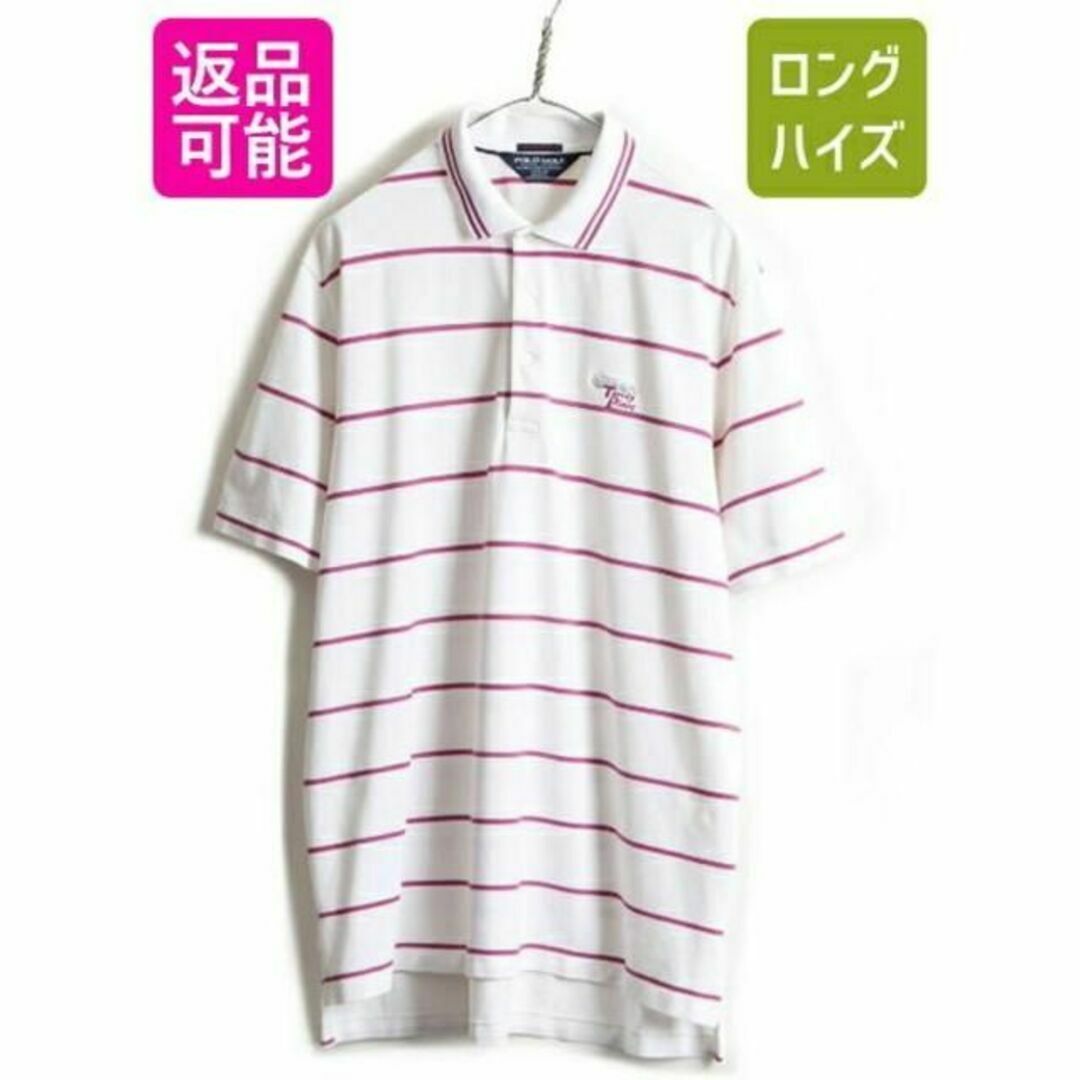 90s 高級 ペルー製 ピマコットン 大きいサイズ XL ■ POLO GOLFトップス