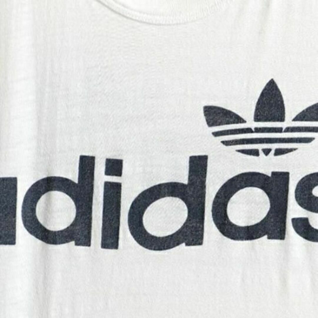 adidas(アディダス)の80s ビンテージ ■ アディダス トレフォイル プリント 半袖 Tシャツ (  メンズのトップス(Tシャツ/カットソー(半袖/袖なし))の商品写真