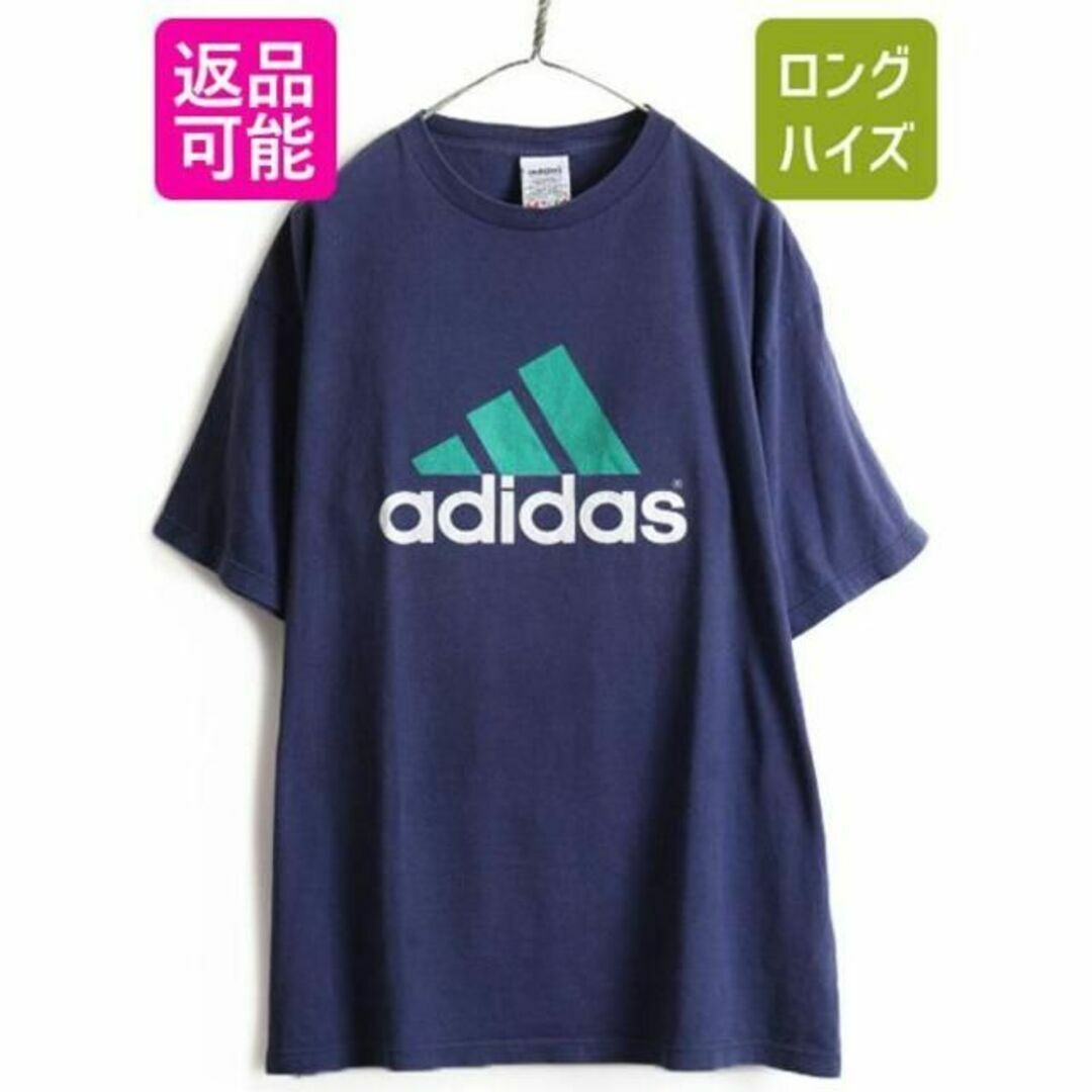 adidas(アディダス)の90s USA製 ■ アディダス プリント 半袖 Tシャツ ( メンズ L )  メンズのトップス(Tシャツ/カットソー(半袖/袖なし))の商品写真