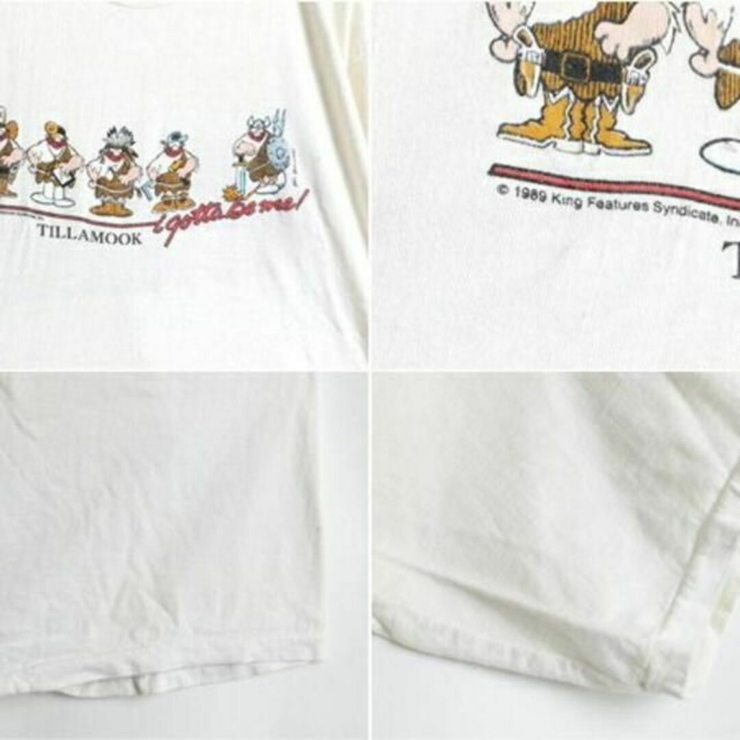 80s ビンテージ ★ Hagar the Horrible プリント 半袖 T 4