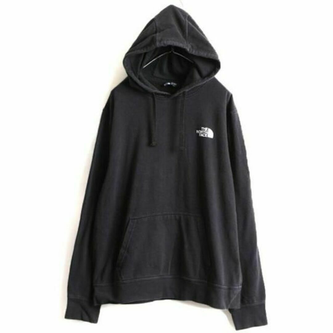 THE NORTH FACE(ザノースフェイス)のUS企画 人気 黒 ■ ノースフェイス 両面 プリント スウェット パーカー ( メンズのトップス(パーカー)の商品写真