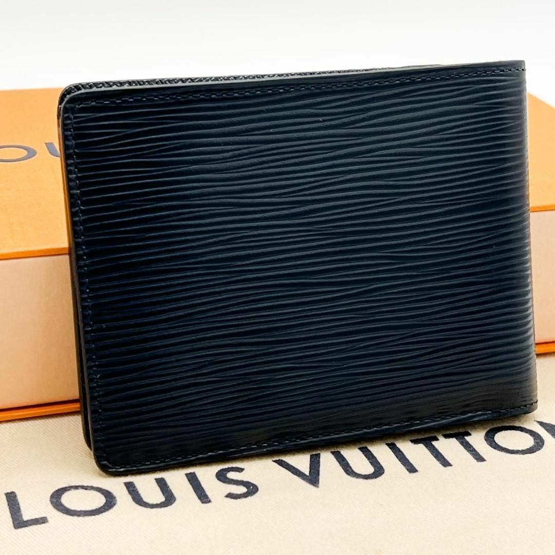 LOUIS VUITTON(ルイヴィトン)の希少❣ヴィトン エピ ミュルティプル 財布 札入れ ネイビー レディースのファッション小物(財布)の商品写真
