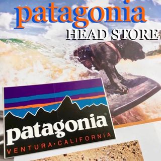 パタゴニア(patagonia)のpatagoniaパタゴニアヴェンチュラショップ限定激レアバナーステッカー(サーフィン)