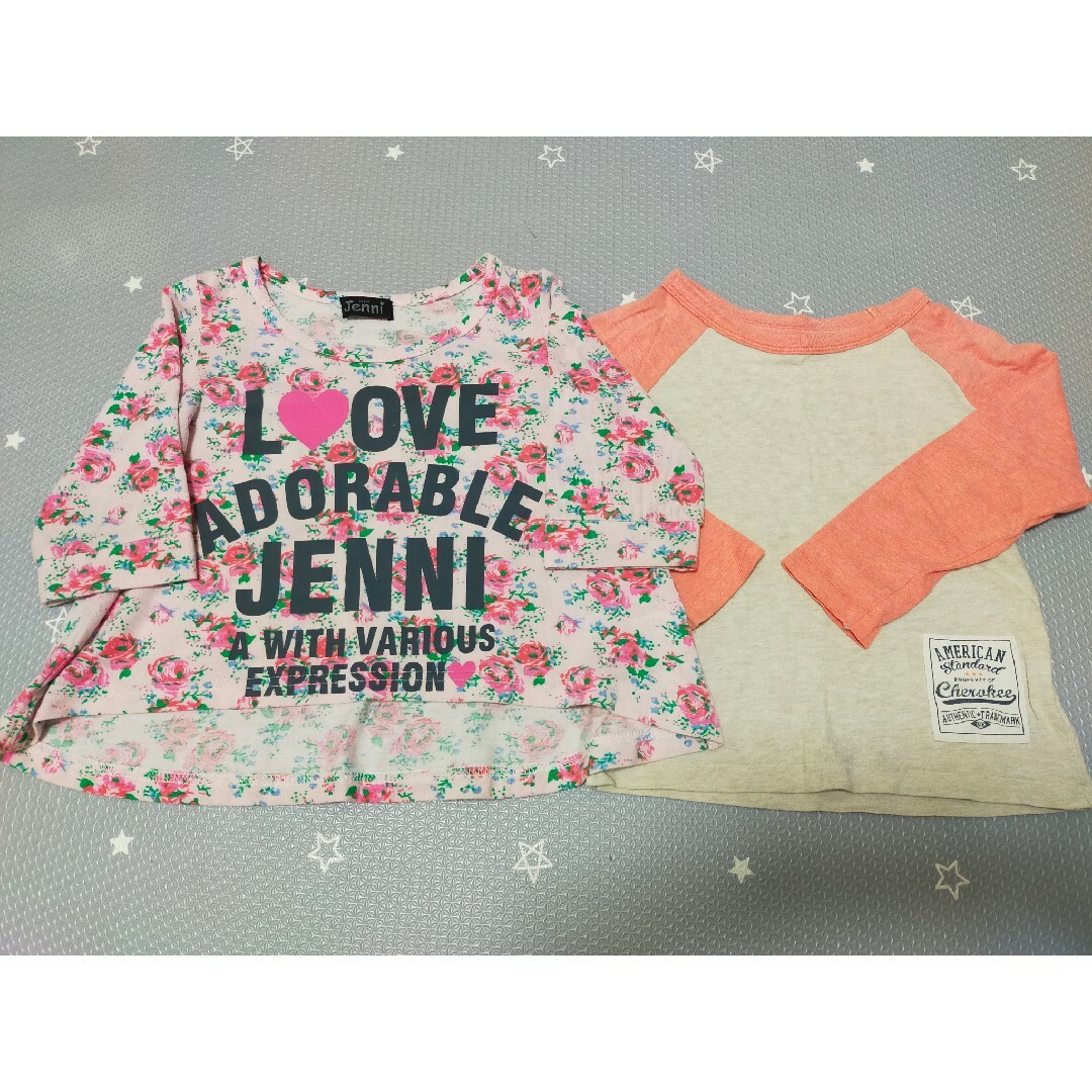 Genny(ジェニー)の100サイズ2セット🔶Ｔシャツ キッズ/ベビー/マタニティのキッズ服女の子用(90cm~)(Tシャツ/カットソー)の商品写真