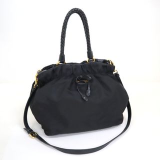 プラダ(PRADA)の【PRADA】プラダ 2WAYバッグ ナイロン×レザー ブラック BN1970/kt08294kw(ショルダーバッグ)