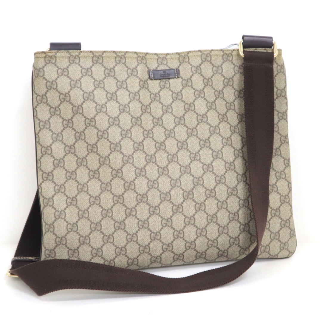 Gucci(グッチ)の【GUCCI】グッチ ショルダーバッグ GGスプリーム レザー ベージュ×ゴールド金具 201446/ar1152 レディースのバッグ(ショルダーバッグ)の商品写真