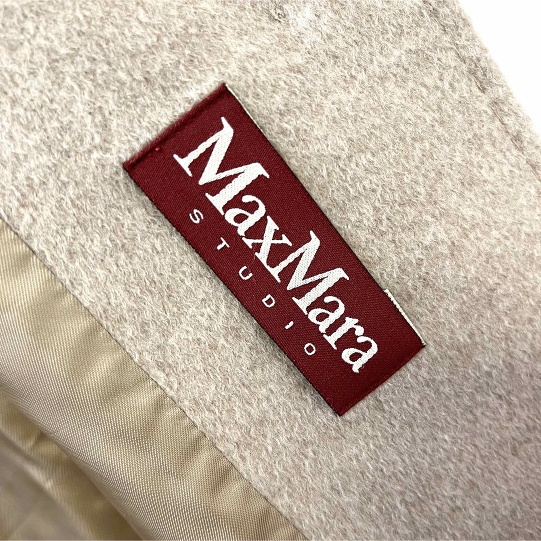 美品　Maxmara studio ピュアウール　ロングコート　マックスマーラ