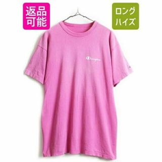 チャンピオン(Champion)のレアカラー 90s USA製 ■ チャンピオン ワンポイント ロゴ プリント 半(Tシャツ/カットソー(半袖/袖なし))