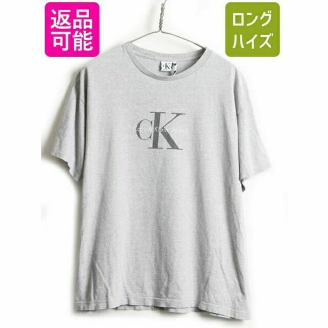 Calvin Klein(カルバンクライン)の90's USA製 ■ カルバンクライン ジーンズ CK ロゴ プリント 半袖  メンズのトップス(Tシャツ/カットソー(半袖/袖なし))の商品写真