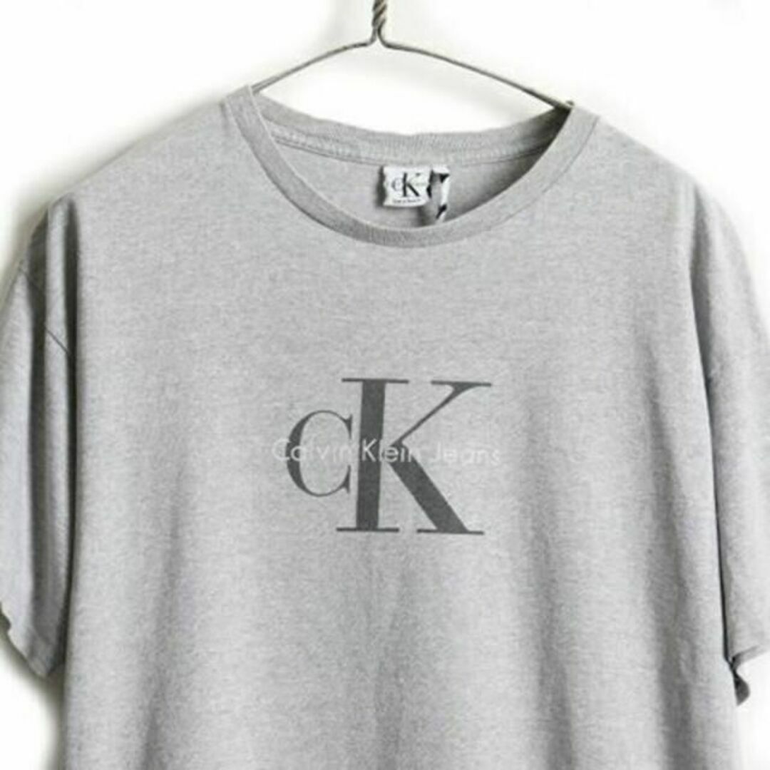 Calvin Klein(カルバンクライン)の90's USA製 ■ カルバンクライン ジーンズ CK ロゴ プリント 半袖  メンズのトップス(Tシャツ/カットソー(半袖/袖なし))の商品写真