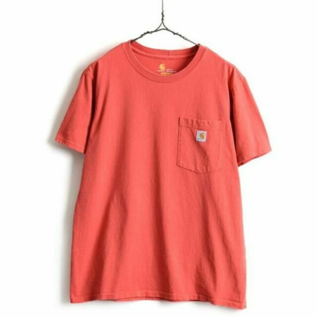 carhartt(カーハート)のUS企画 ■ カーハート クルーネック ポケット付き 半袖 Tシャツ ( 女性  レディースのトップス(Tシャツ(半袖/袖なし))の商品写真
