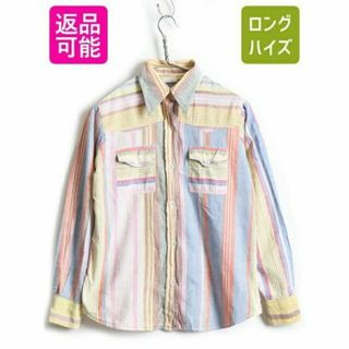 70's ビンテージ キッズ L レディース M 程■ SEARS インディアン(シャツ/ブラウス(半袖/袖なし))