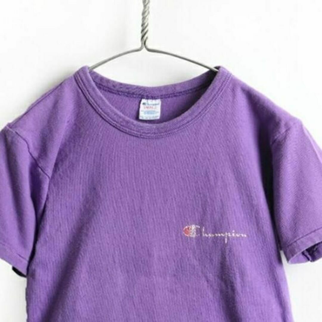 Champion(チャンピオン)のレアカラー 80's ビンテージ USA製 希少 S ■ チャンピオン ロゴ プ メンズのトップス(Tシャツ/カットソー(半袖/袖なし))の商品写真