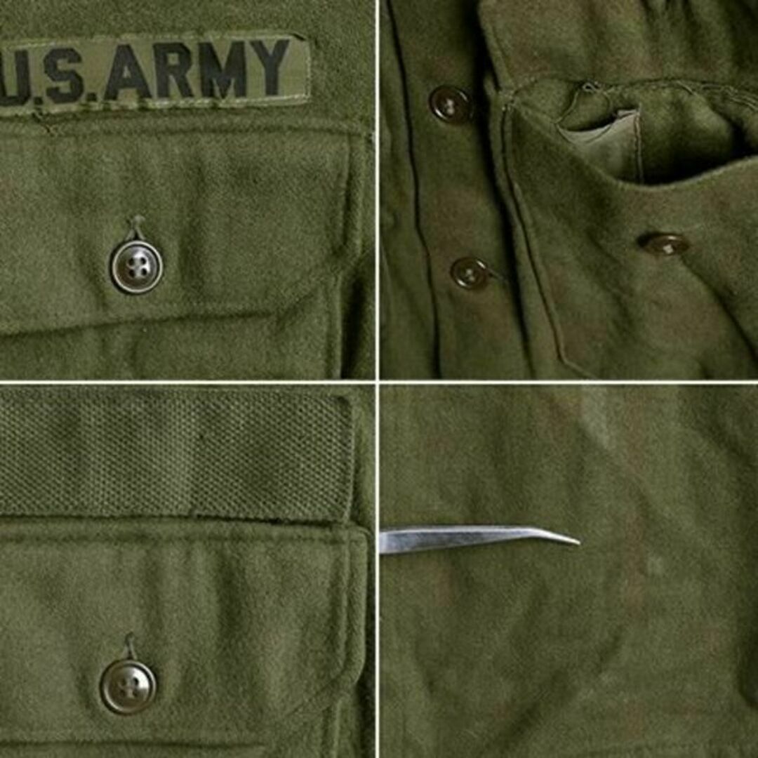 50's ビンテージ ■ 米軍実物 U.S.ARMY フィールド ウール 長袖