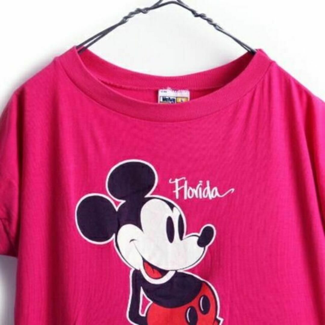 Disney(ディズニー)の70s 80s USA製 ■ ディズニー ミッキー マウス プリント ドルマンス レディースのトップス(Tシャツ(半袖/袖なし))の商品写真