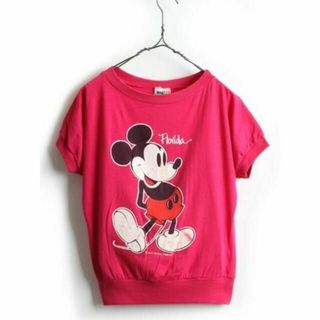 ディズニー(Disney)の70s 80s USA製 ■ ディズニー ミッキー マウス プリント ドルマンス(Tシャツ(半袖/袖なし))