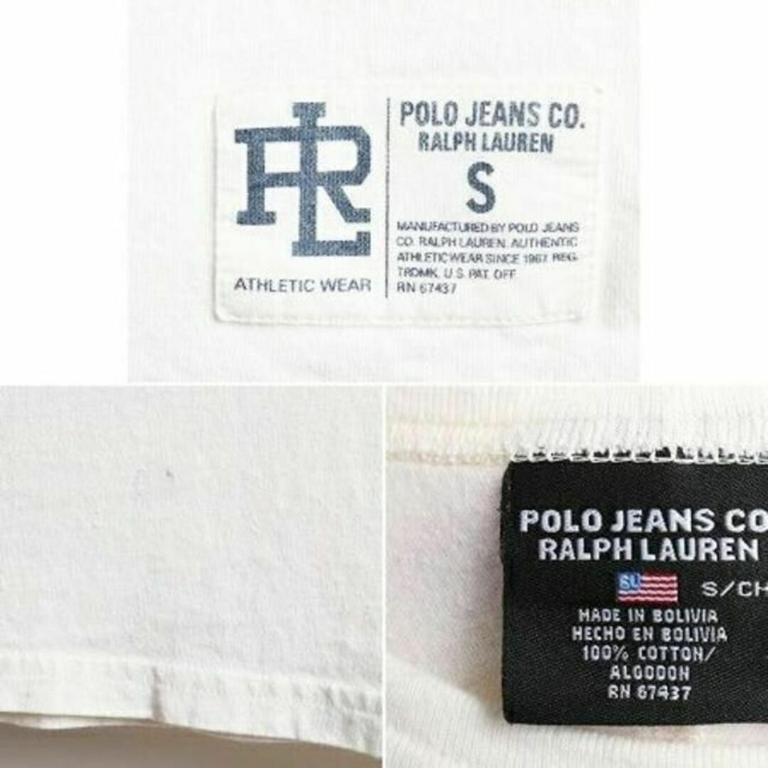 希少サイズ S ■ POLO JEANS CO ラルフローレン 3段 プリント 4