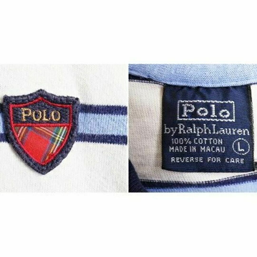 Ralph Lauren(ラルフローレン)の90s ボーイズ L 160cm 程■ 初期 POLO GOLF ラルフローレン メンズのトップス(Tシャツ/カットソー(半袖/袖なし))の商品写真